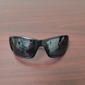 Revo Bearing Dark Frame Wrap Polarized Sunglasses RE4057